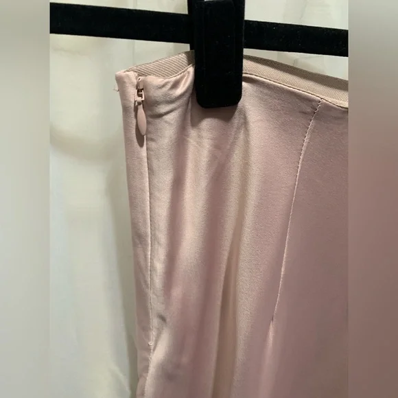 Express Blush Pink Satin Slip Skirt - Picture 6 of 8